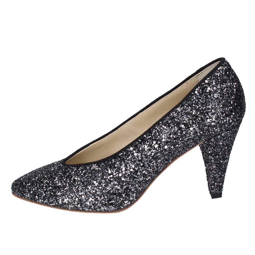 scarpe donna ANNIEL decollete nero glitter EX219 Soddisfazione Garantita