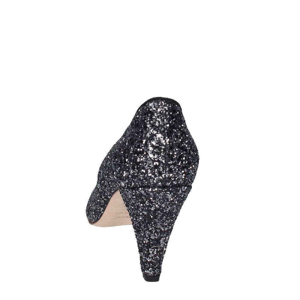 scarpe donna ANNIEL decollete nero glitter EX219 Soddisfazione Garantita