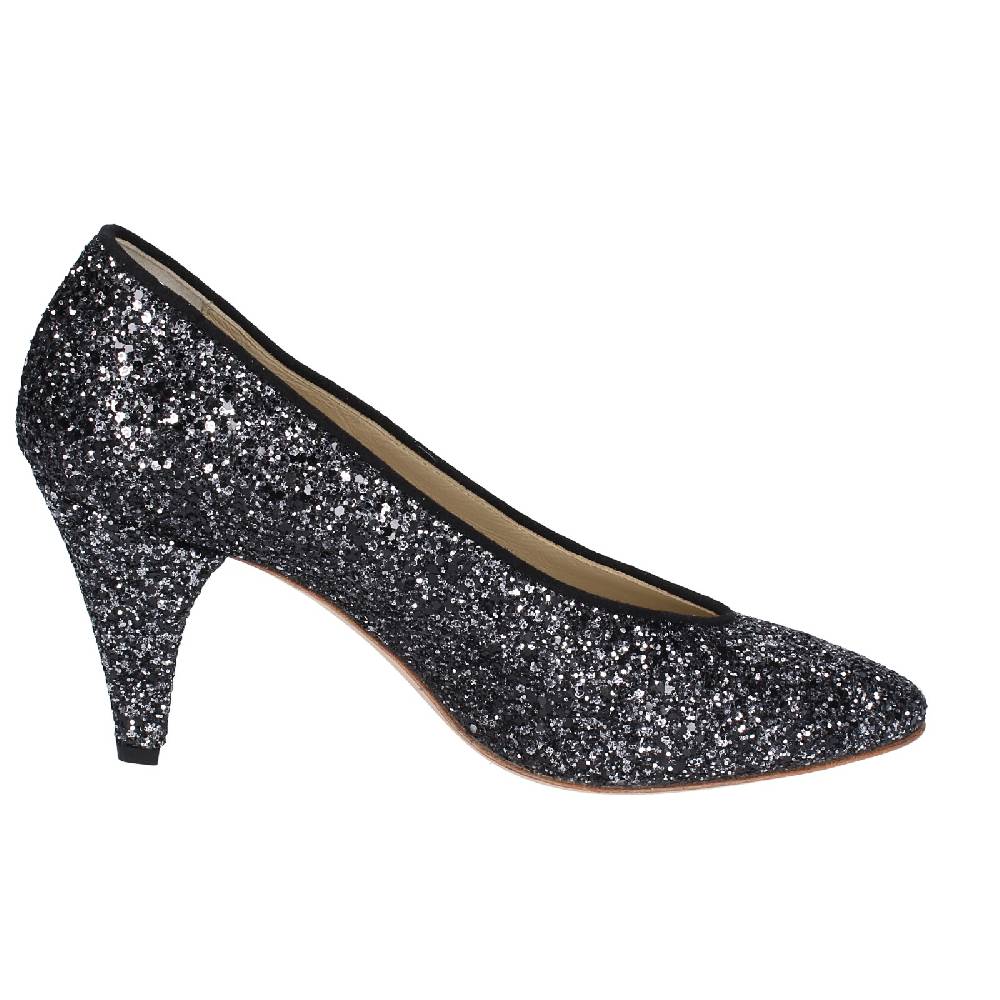 scarpe donna ANNIEL decollete nero glitter EX219 Soddisfazione Garantita