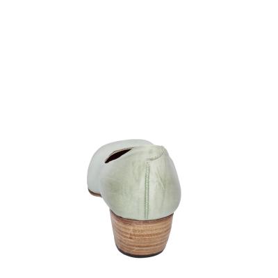scarpe donna MOMA decollete verde pelle BE500 Negozi Online