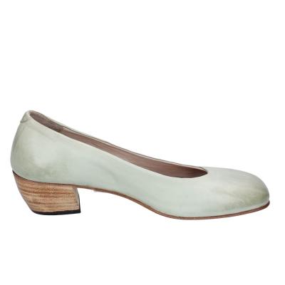 scarpe donna MOMA decollete verde pelle BE500 Negozi Online