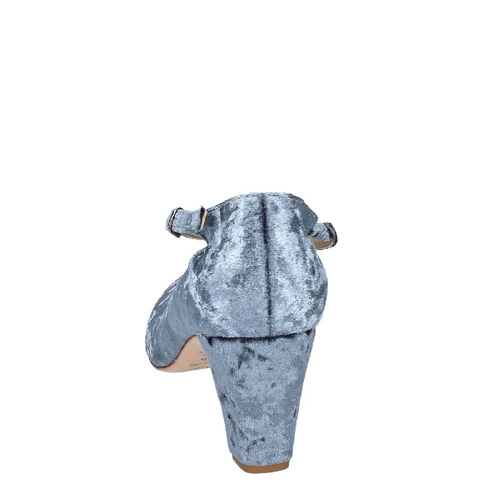 scarpe donna ANNIEL decollete grigio velluto EX257 Promozione Limitata