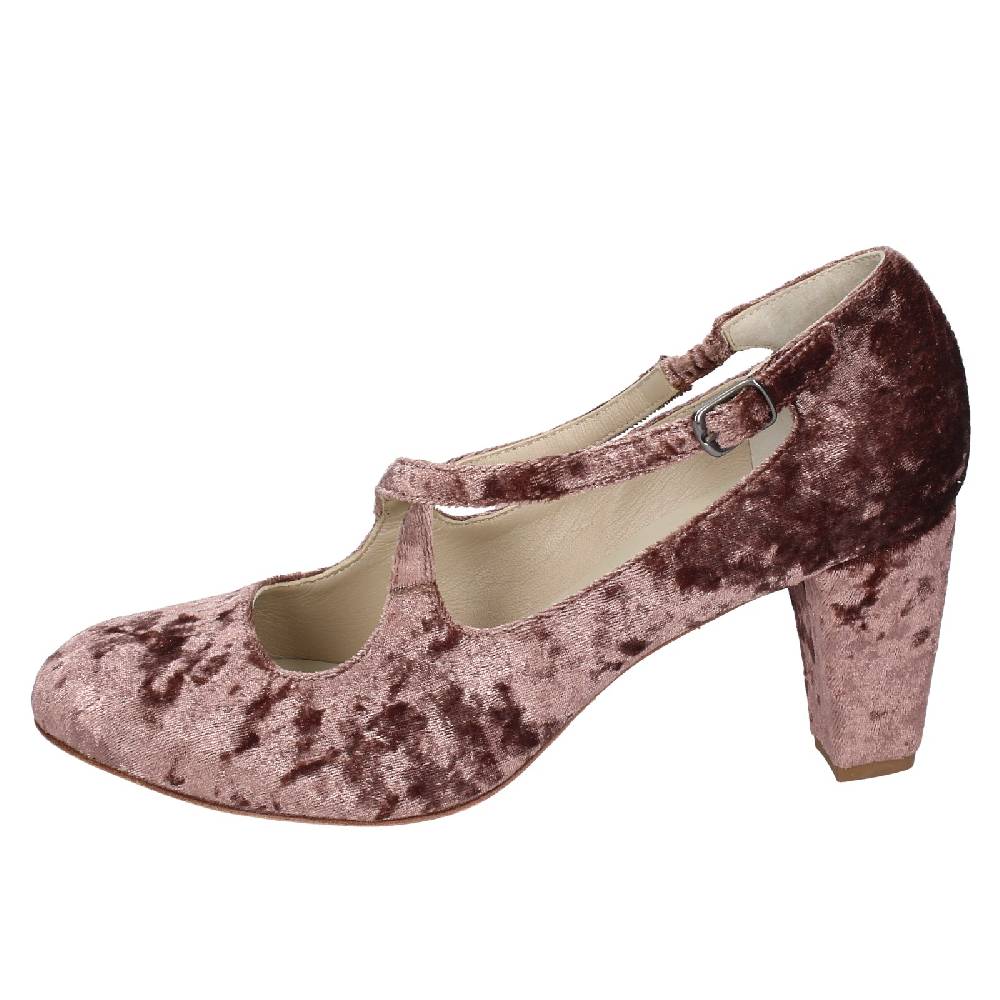 scarpe donna ANNIEL decollete marrone velluto EX279 Convenienza