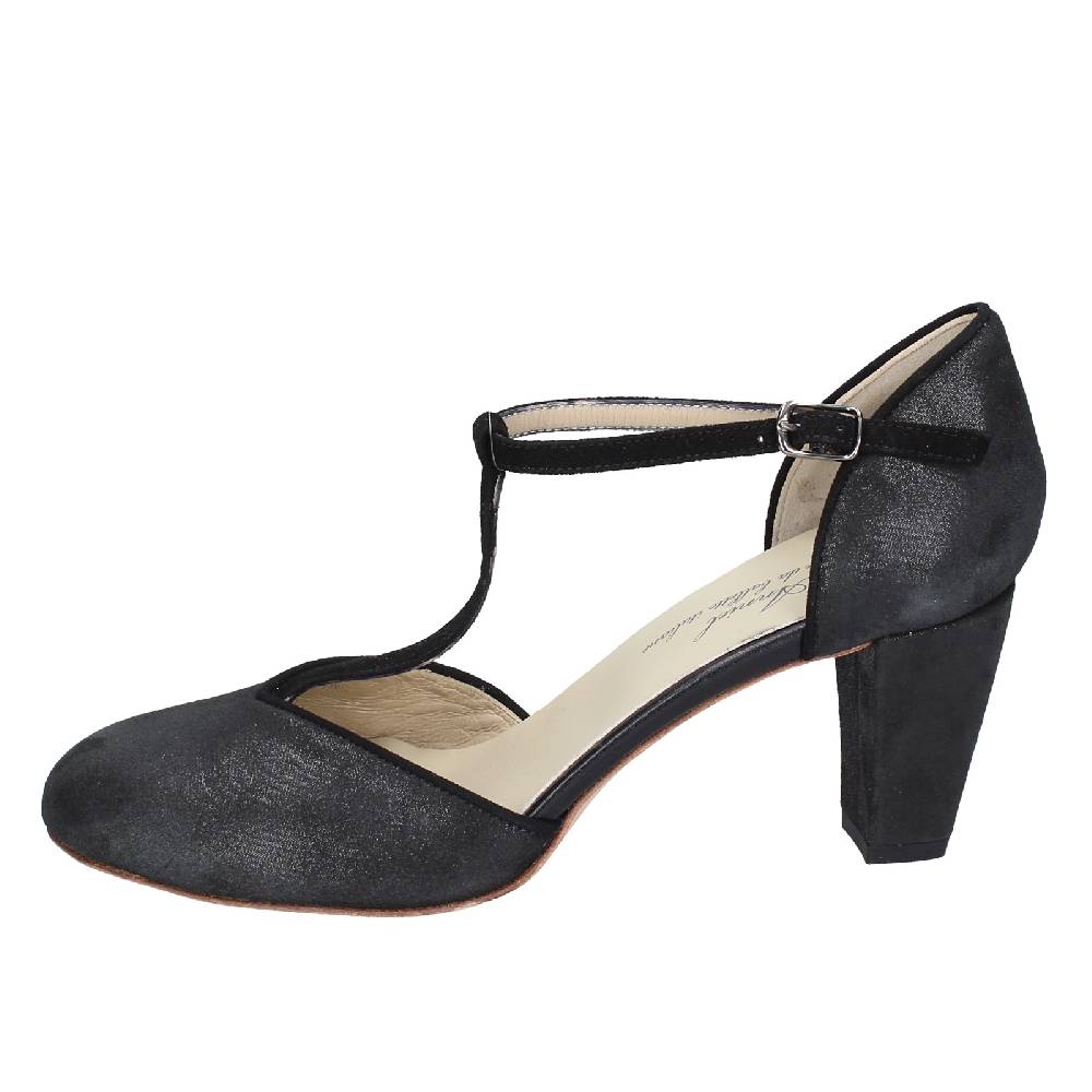 scarpe donna ANNIEL decollete nero camoscio EX258 Presa