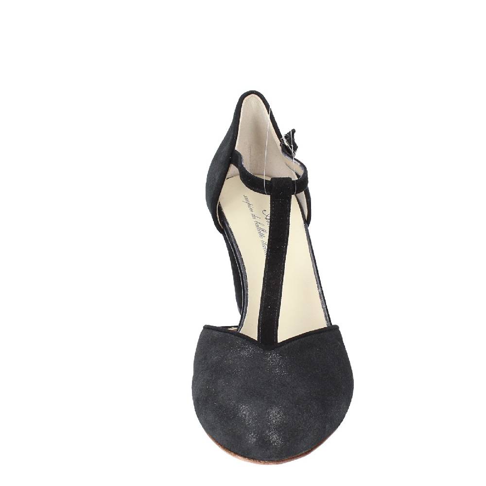 scarpe donna ANNIEL decollete nero camoscio EX258 Presa
