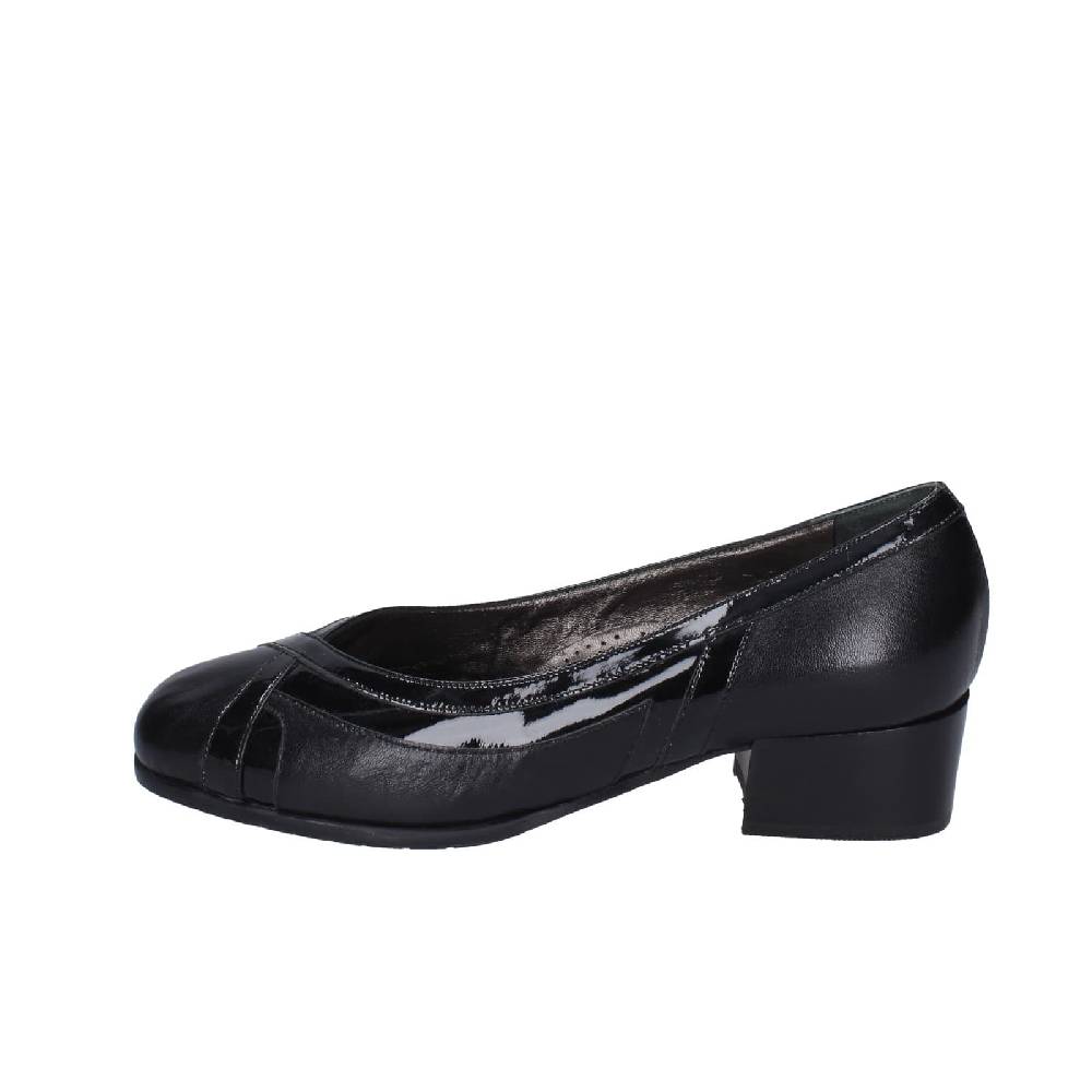 scarpe donna CONFORT decollete nero pelle vernice 1473 EZ334 Saldi