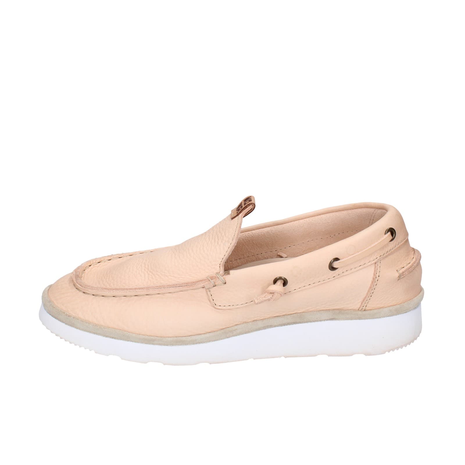 scarpe donna MOMA mocassini rosa pelle 1AS407-YAC2 EZ896 Vendita Calda