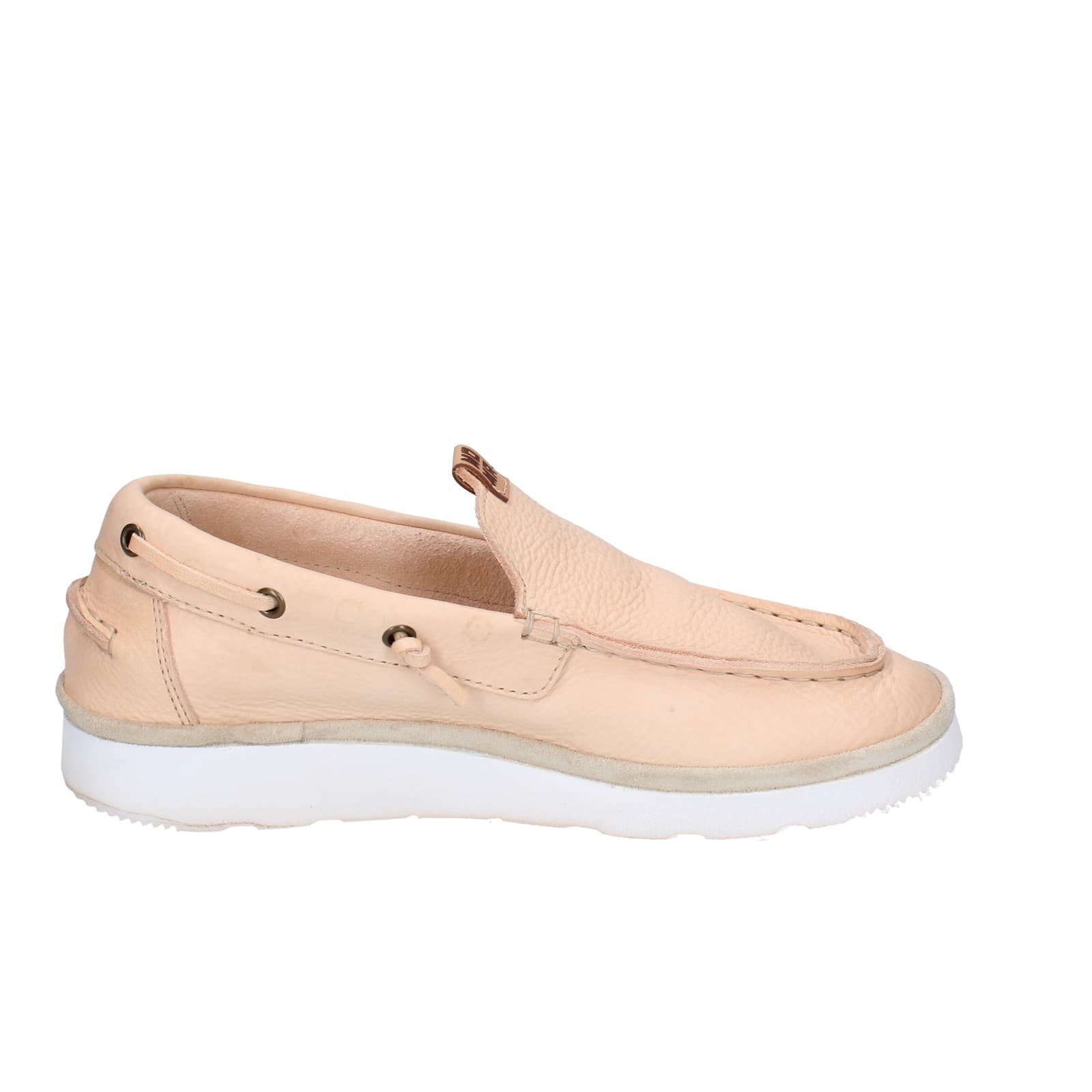 scarpe donna MOMA mocassini rosa pelle 1AS407-YAC2 EZ896 Vendita Calda