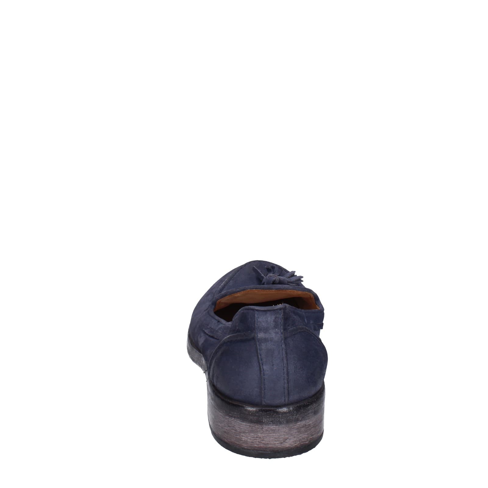 scarpe donna MOMA mocassini blu camoscio 1FS472-0W EZ878 Vendita Economica