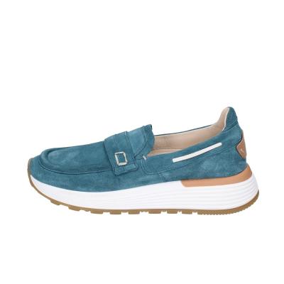scarpe donna MOMA mocassini verde camoscio 3FS413-CRP11 BC851 Negozio
