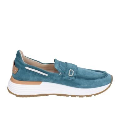 scarpe donna MOMA mocassini verde camoscio 3FS413-CRP11 BC851 Negozio