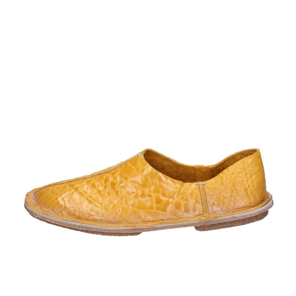 scarpe donna MOMA mocassini giallo pelle 1FS438-NANZ EZ873 In Saldo