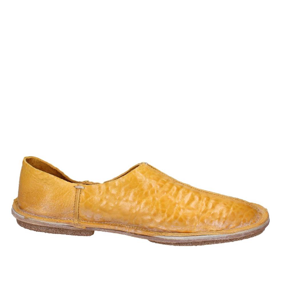 scarpe donna MOMA mocassini giallo pelle 1FS438-NANZ EZ873 In Saldo