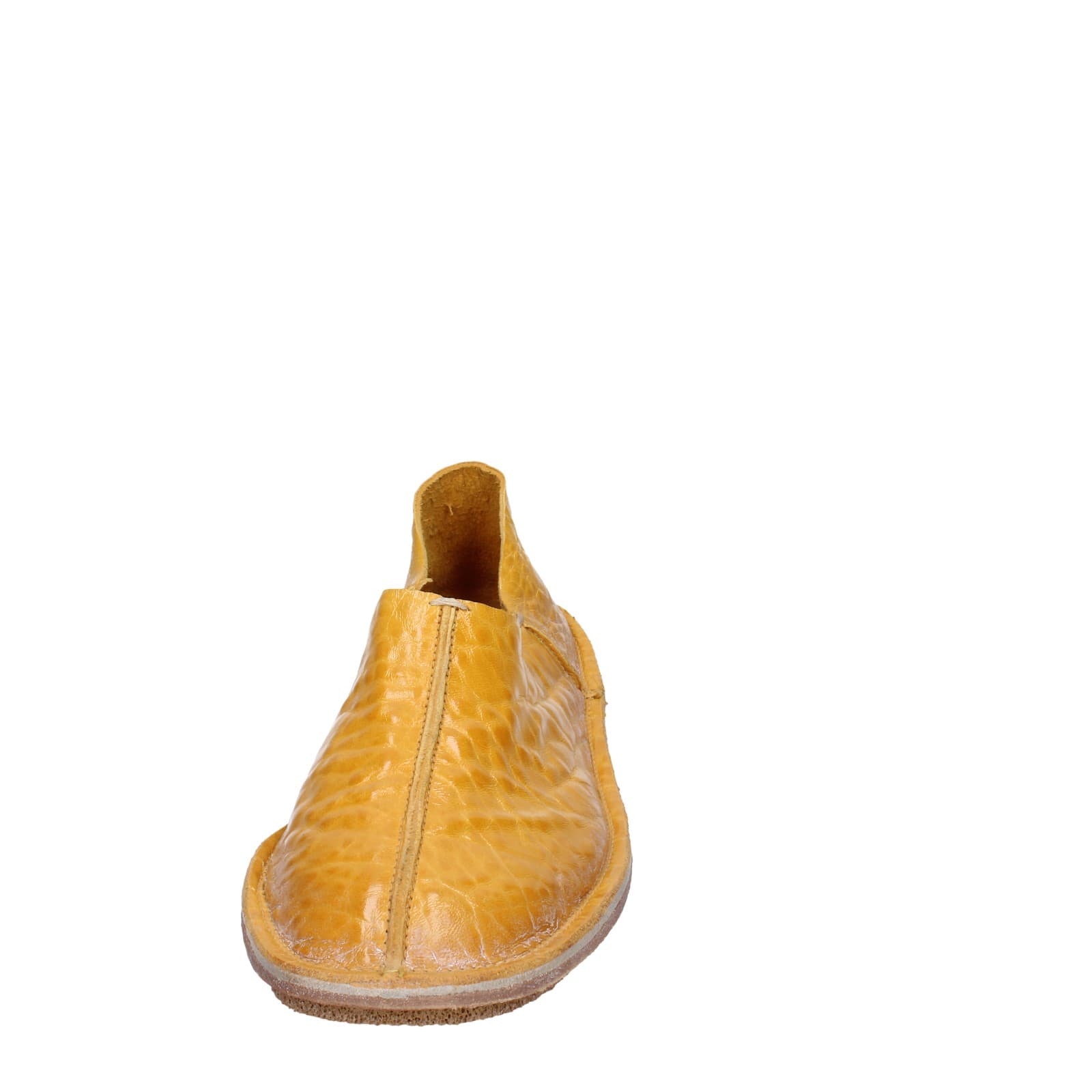 scarpe donna MOMA mocassini giallo pelle 1FS438-NANZ EZ873 In Saldo