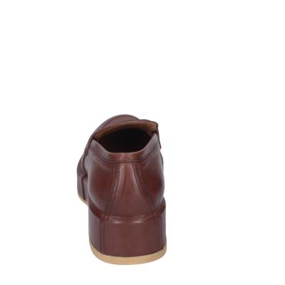 scarpe donna MOMA mocassini marrone pelle 1ES419-NAC BC48 Nuova