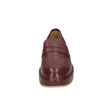 scarpe donna MOMA mocassini marrone pelle 1ES419-NAC BC48 Nuova