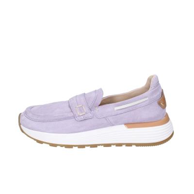scarpe donna MOMA mocassini viola camoscio 3FS413-CRP12 BC786 Italy