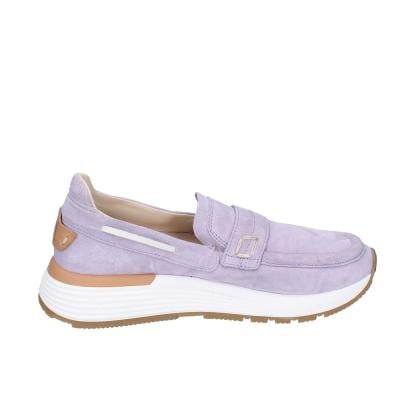 scarpe donna MOMA mocassini viola camoscio 3FS413-CRP12 BC786 Italy