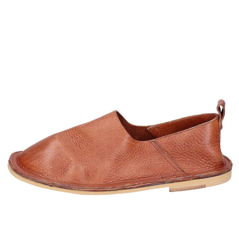 scarpe donna MOMA mocassini marrone pelle VINTAGE SLIP ON EX464 Qualità