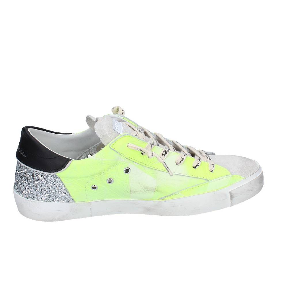 scarpe donna PHILIPPE MODEL sneakers giallo pelle camoscio VINTAGE EX365 Shopping Online
