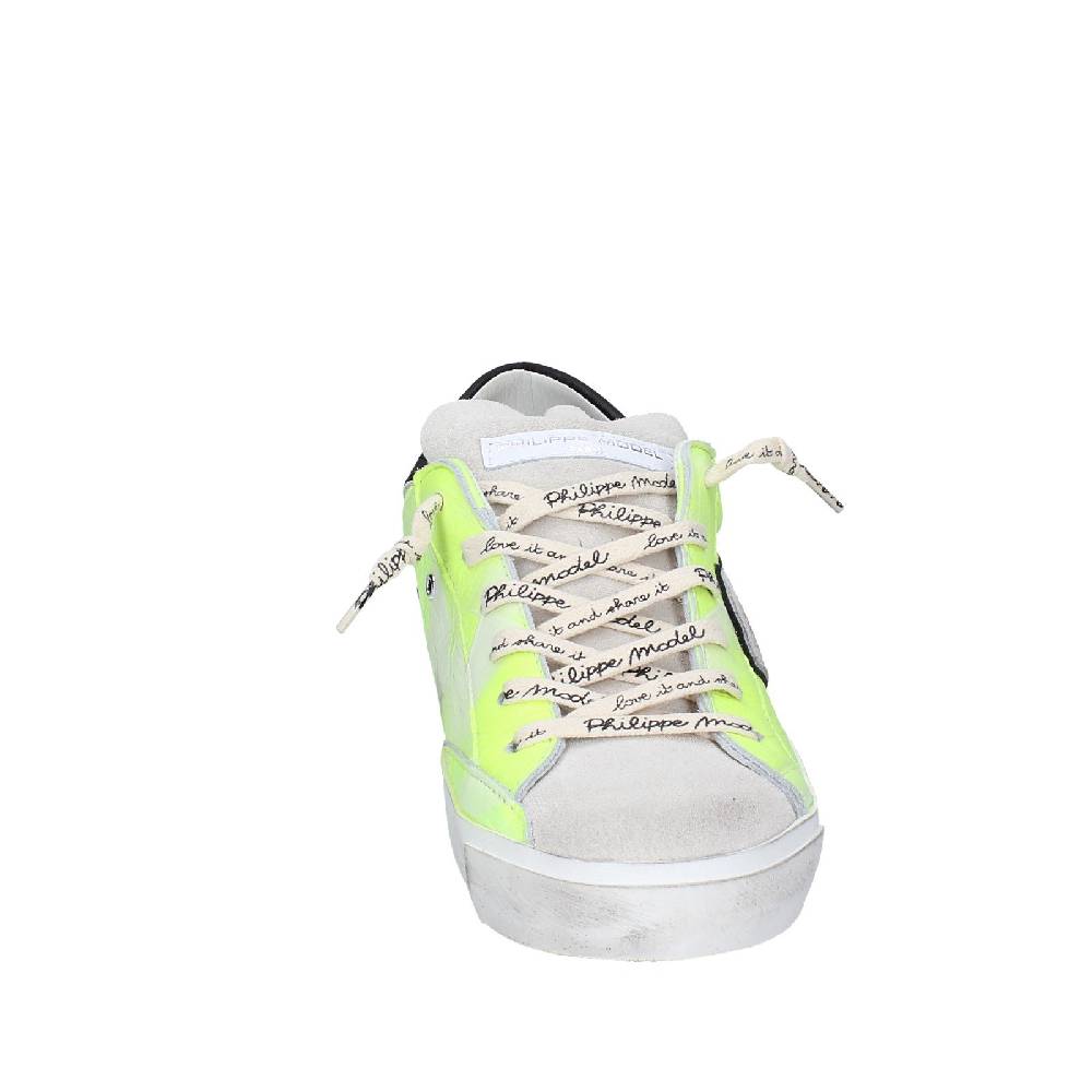 scarpe donna PHILIPPE MODEL sneakers giallo pelle camoscio VINTAGE EX365 Shopping Online