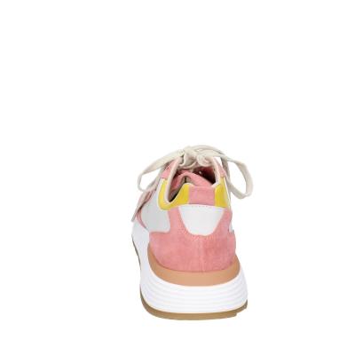 scarpe donna MOMA sneakers rosa pelle bianco camoscio 3AS401-CR11 BC795 Prezzo Ridotto