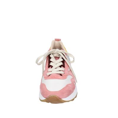 scarpe donna MOMA sneakers rosa pelle bianco camoscio 3AS401-CR11 BC795 Prezzo Ridotto