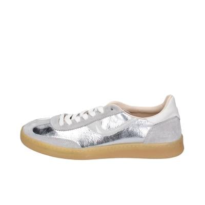 scarpe donna MOMA sneakers argento pelle lucida grigio camoscio 3AS420-CRV BC788 Sconto