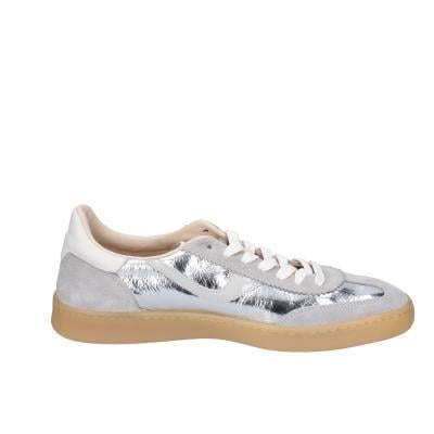 scarpe donna MOMA sneakers argento pelle lucida grigio camoscio 3AS420-CRV BC788 Sconto