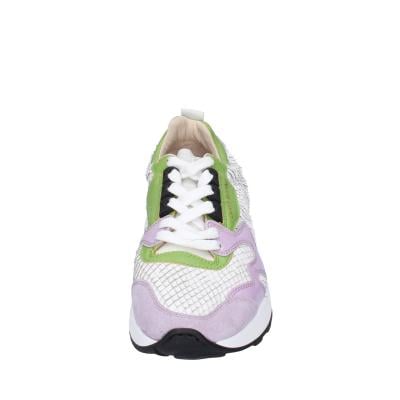 scarpe donna MOMA sneakers viola pelle bianco camoscio 3AS401-CR8 BC72 Economico