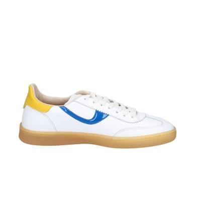 scarpe donna MOMA sneakers bianco pelle blu 3AS420-CRV5 BC845 Offerte