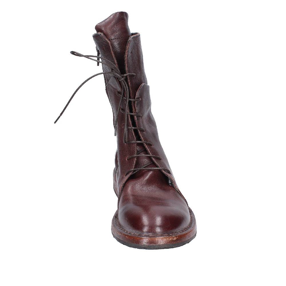 scarpe donna MOMA stivaletti marrone pelle 1CW195 VINTAGE EX492 Vendita Economica
