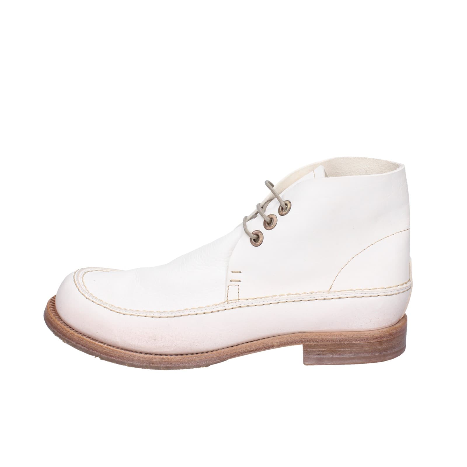 scarpe donna MOMA stivaletti bianco pelle 1BS474-NAC EZ868 Vendite Flash