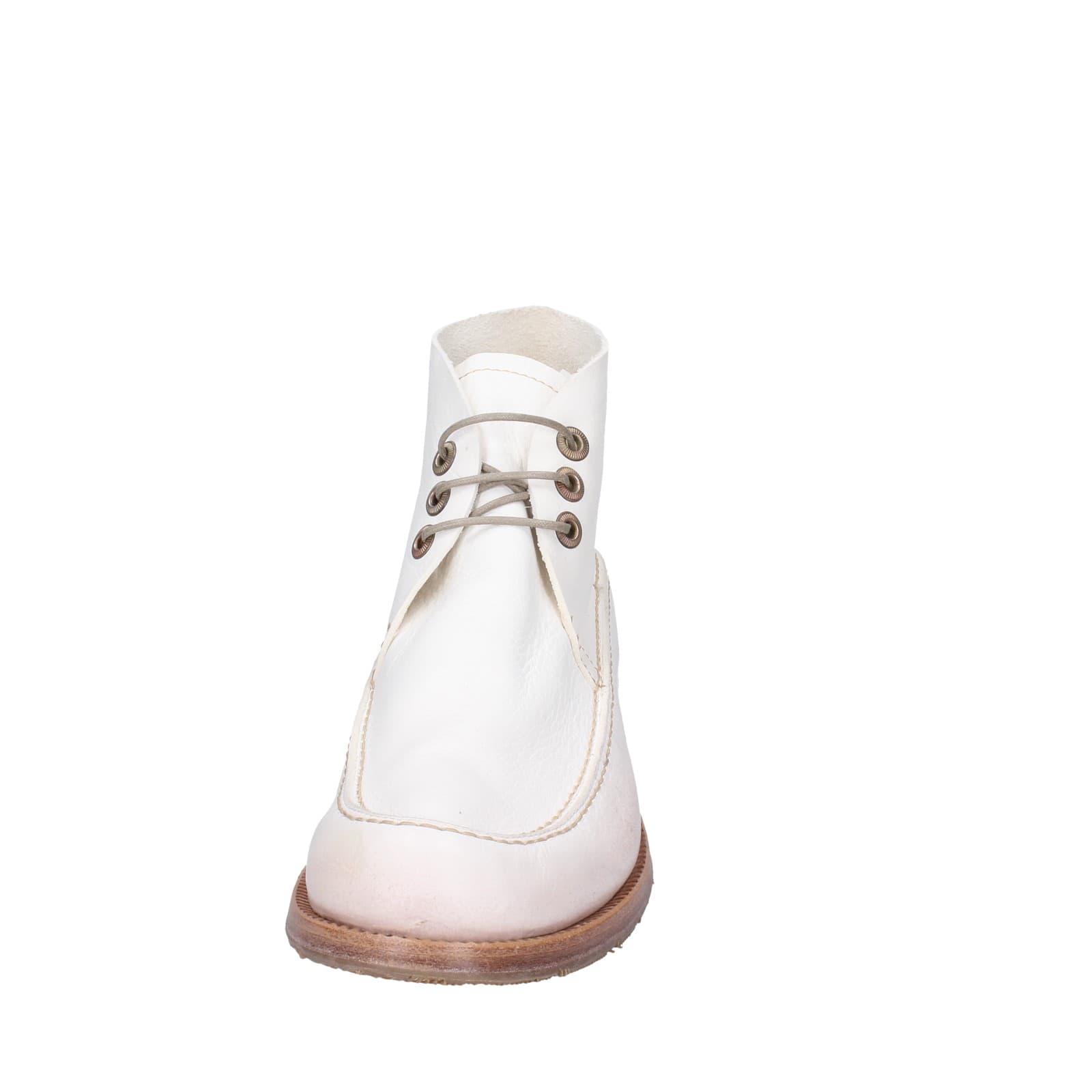 scarpe donna MOMA stivaletti bianco pelle 1BS474-NAC EZ868 Vendite Flash