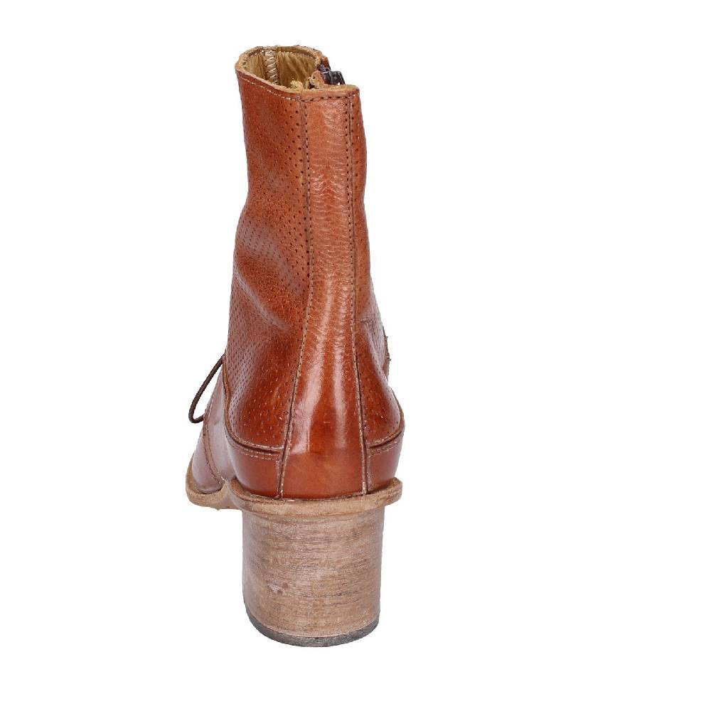 scarpe donna MOMA stivaletti marrone pelle 28403C VINTAGE EX394 Moda