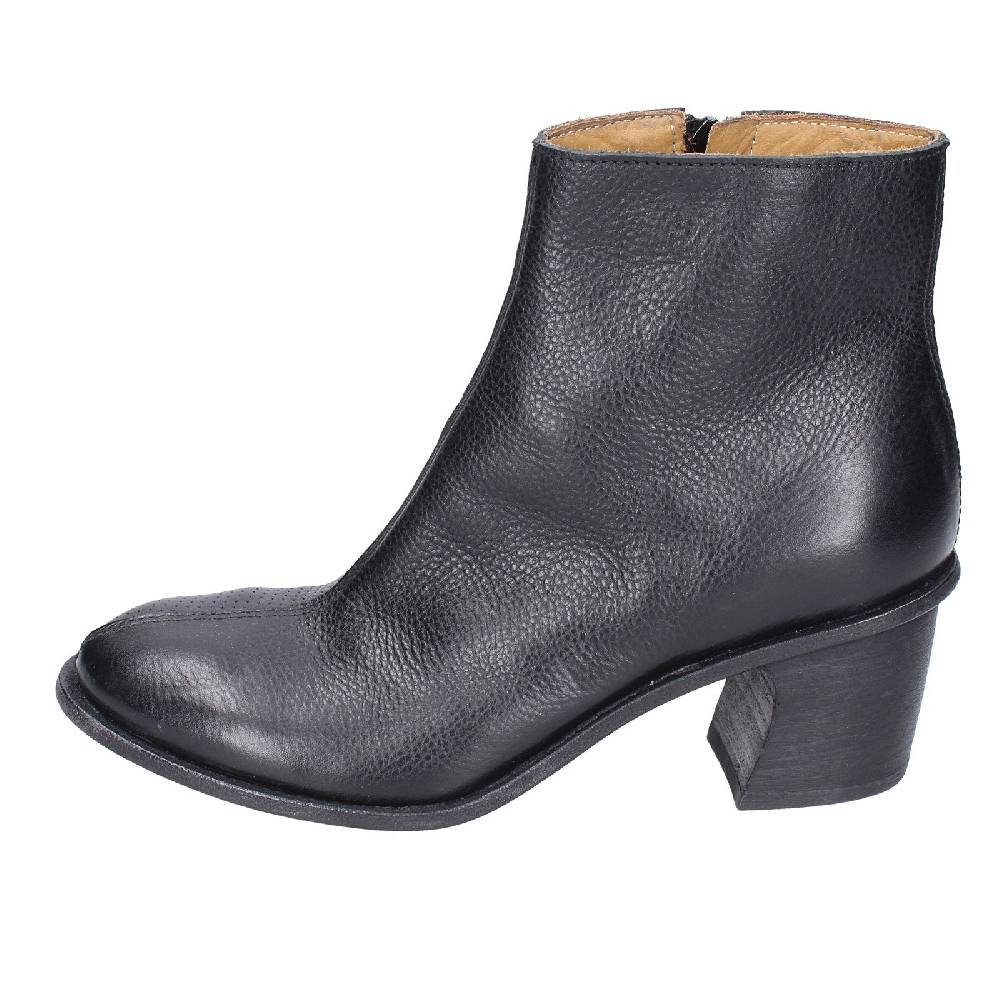 scarpe donna MOMA stivaletti nero pelle 28405C VINTAGE EX395 2025