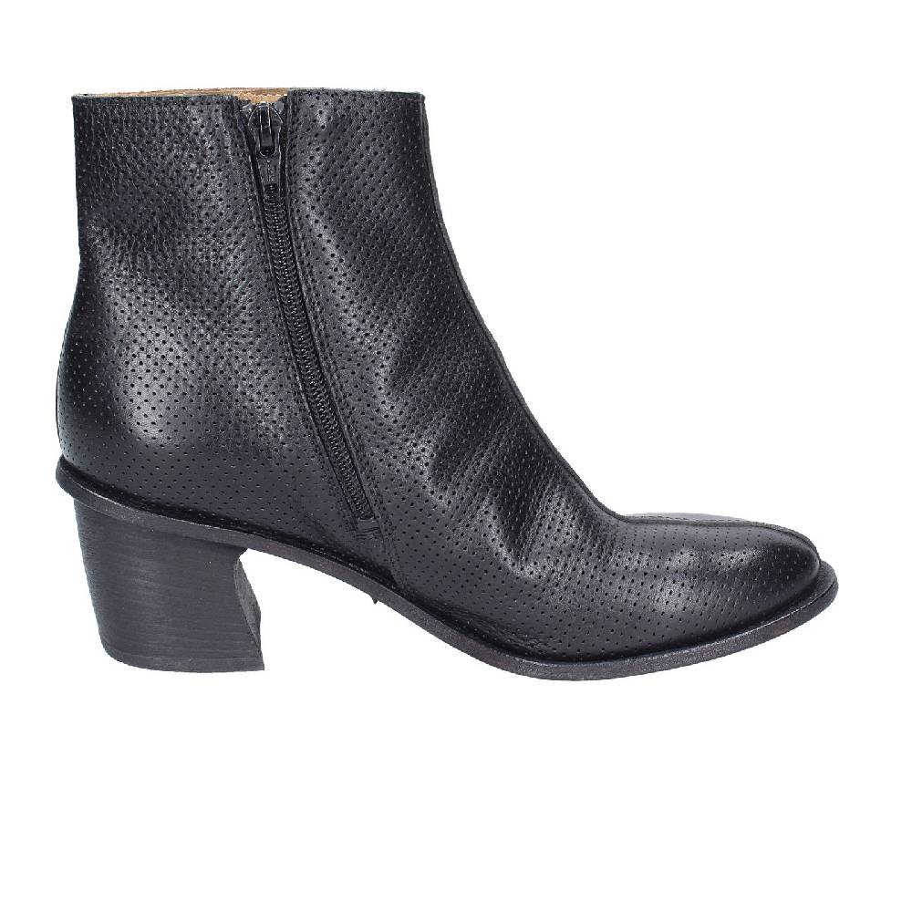 scarpe donna MOMA stivaletti nero pelle 28405C VINTAGE EX395 2025