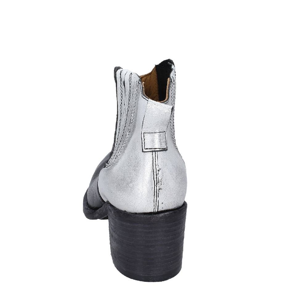 scarpe donna MOMA stivaletti nero pelle grigio 33403B VINTAGE EX393 Italia