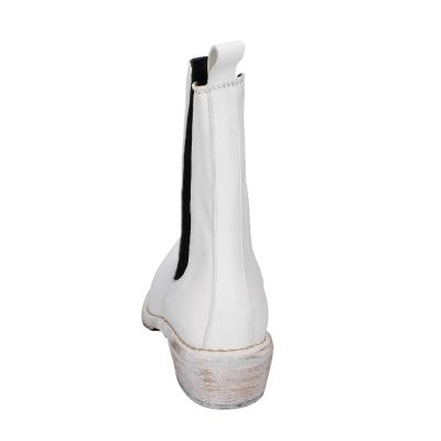 scarpe donna MOMA stivaletti bianco pelle 1CW228-CAP BD489 In Linea
