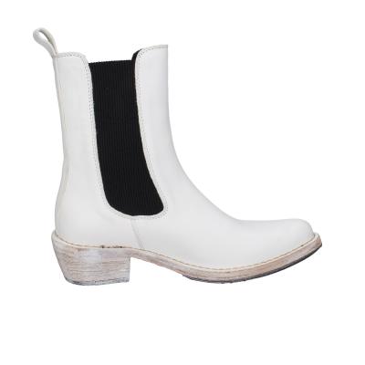 scarpe donna MOMA stivaletti bianco pelle 1CW228-CAP BD489 In Linea