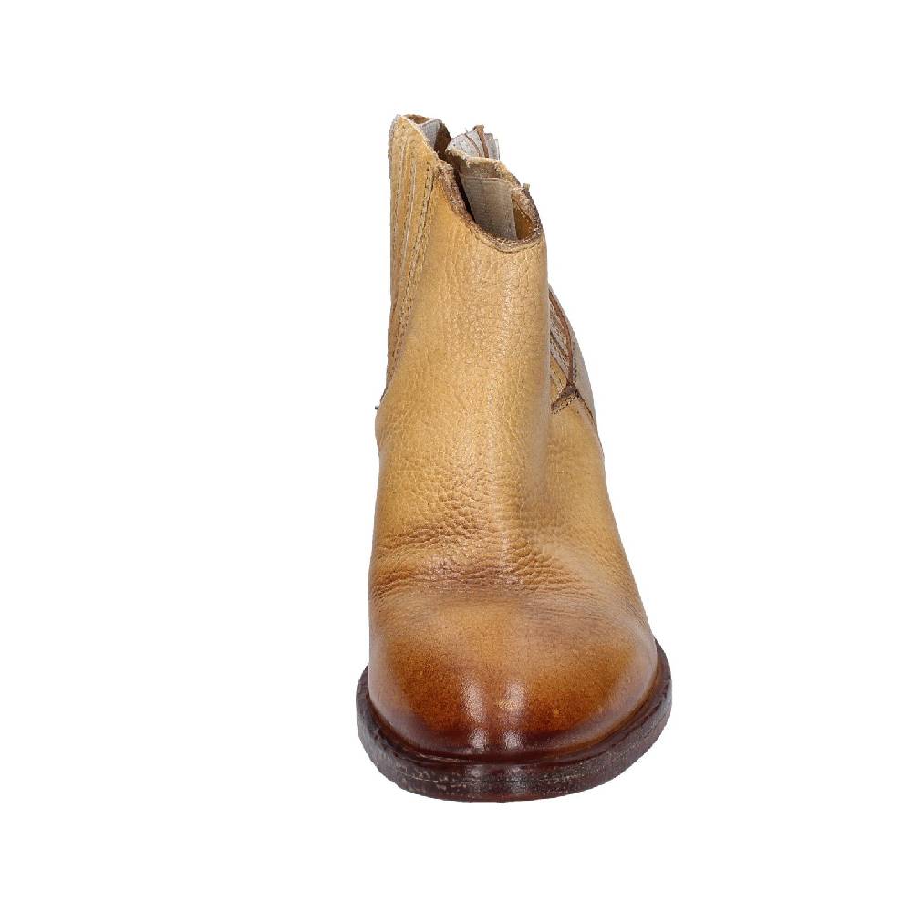 scarpe donna MOMA stivaletti marrone pelle 33403B VINTAGE EX402 Saldi Di Fabbrica