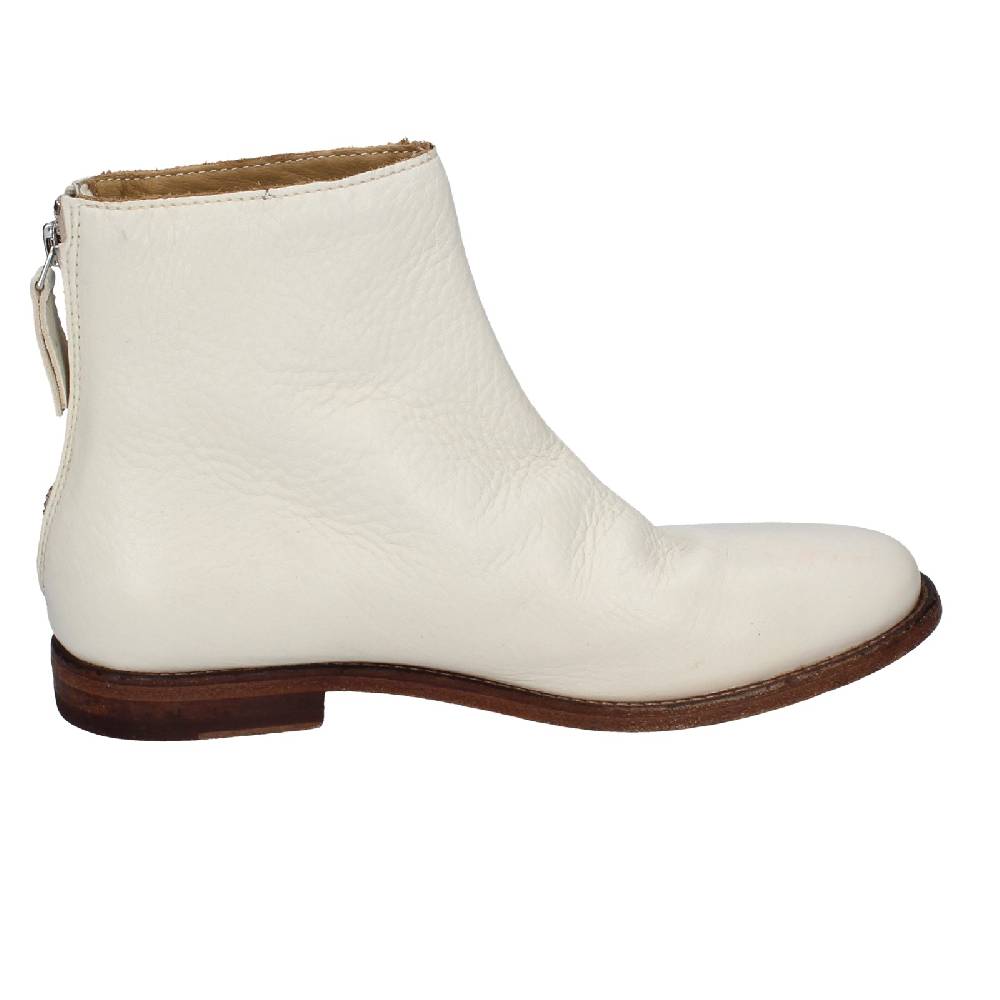 scarpe donna MOMA stivaletti bianco pelle 31402B VINTAGE EX471 Qualità