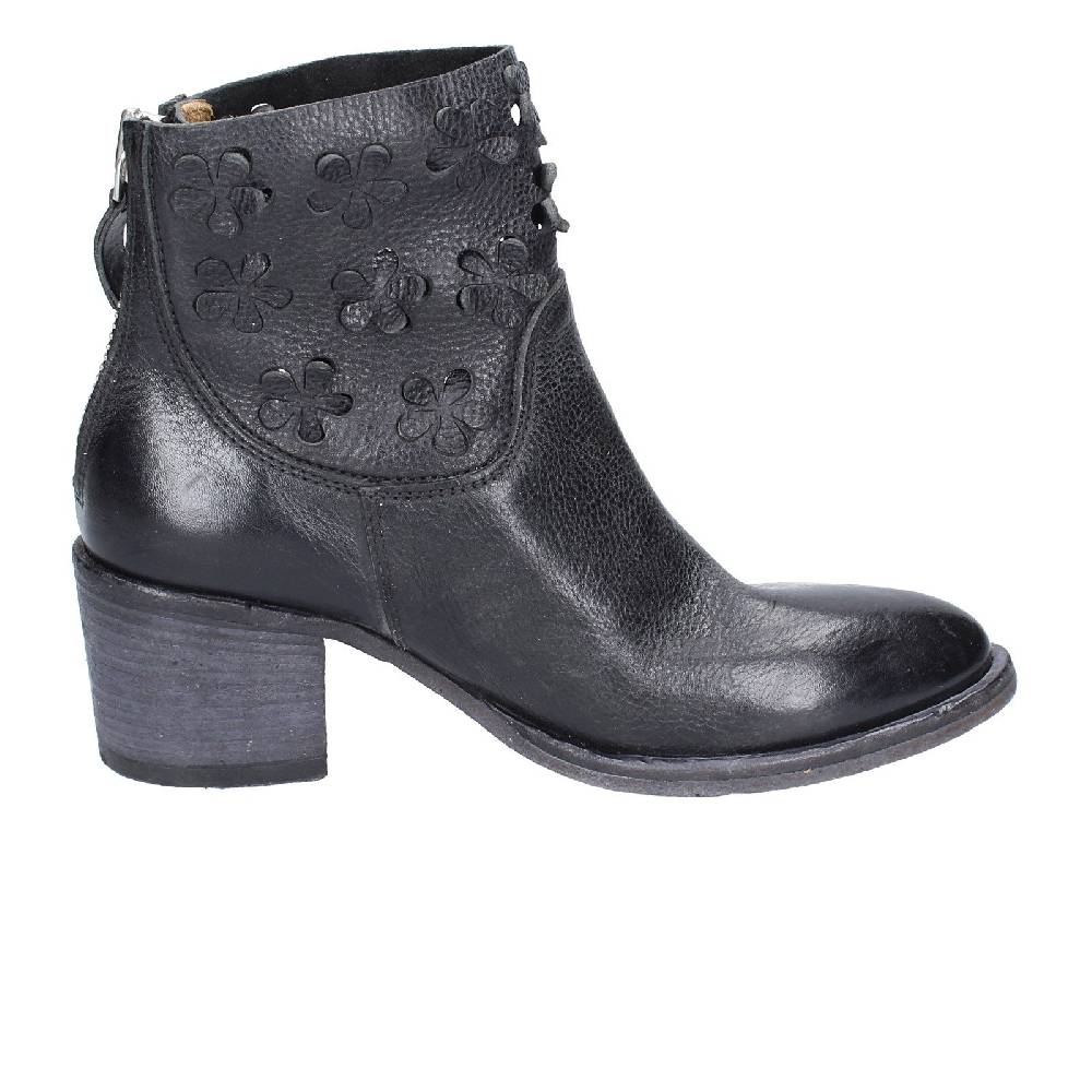 scarpe donna MOMA stivaletti nero pelle 33402C VINTAGE EX396 Promozione