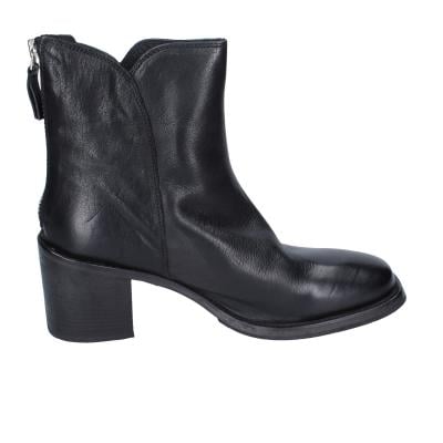 scarpe donna MOMA stivaletti nero pelle 1CW342-CU BD616 Spedizione Gratuita