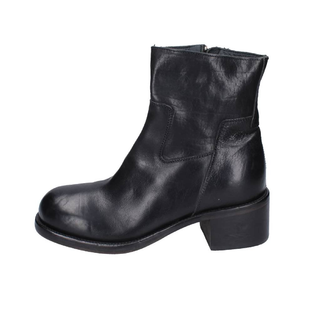 scarpe donna MOMA stivaletti nero pelle 72303C-CU EY498 Pezzi Unici
