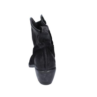 scarpe donna MOMA stivaletti nero camoscio pelle 1CW313 VINTAGE BD809 Qualità Garantita