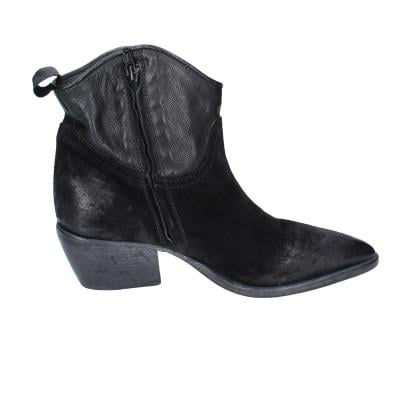 scarpe donna MOMA stivaletti nero camoscio pelle 1CW313 VINTAGE BD809 Qualità Garantita