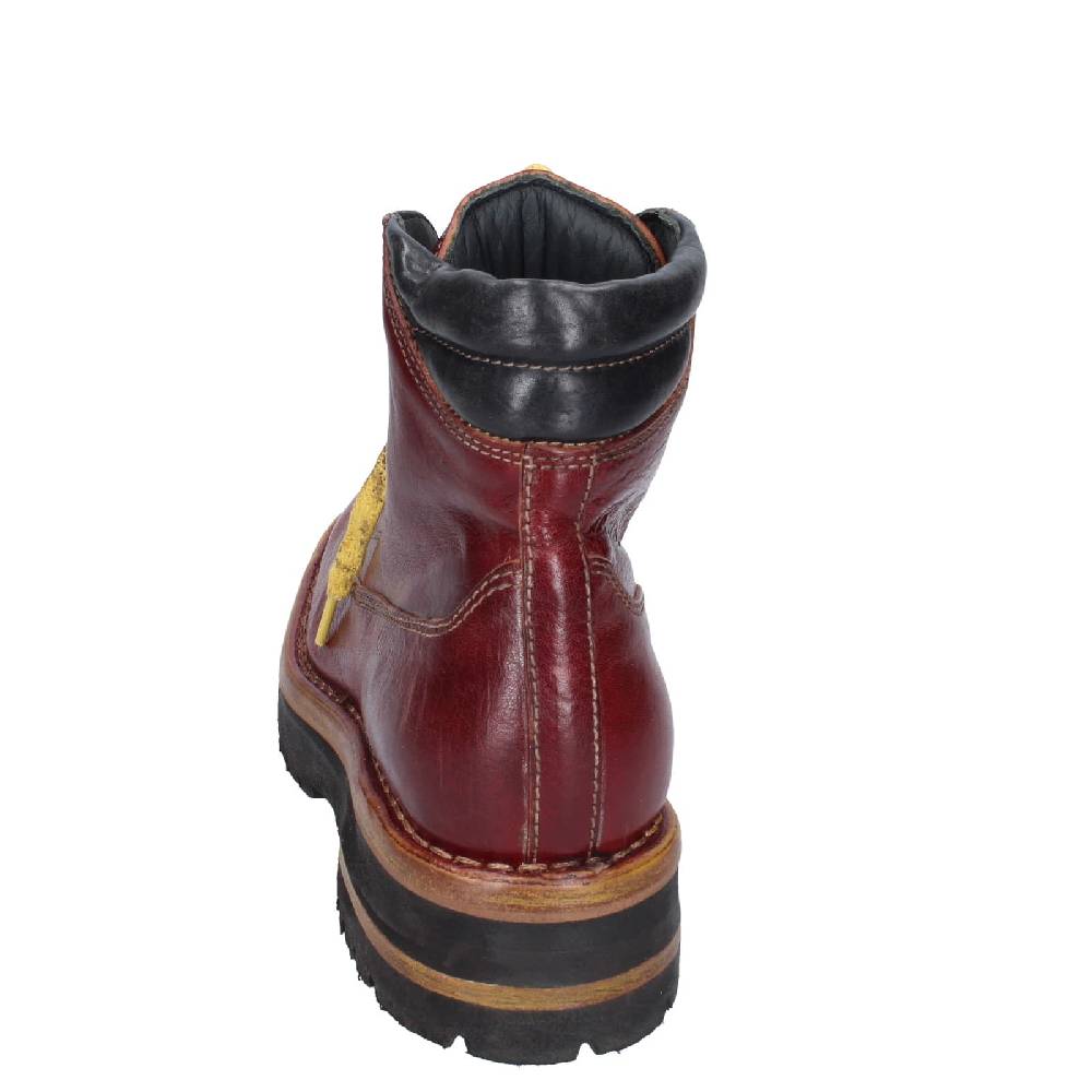 scarpe donna MOMA stivaletti bordeaux pelle 81302B EY561 Negozi Online
