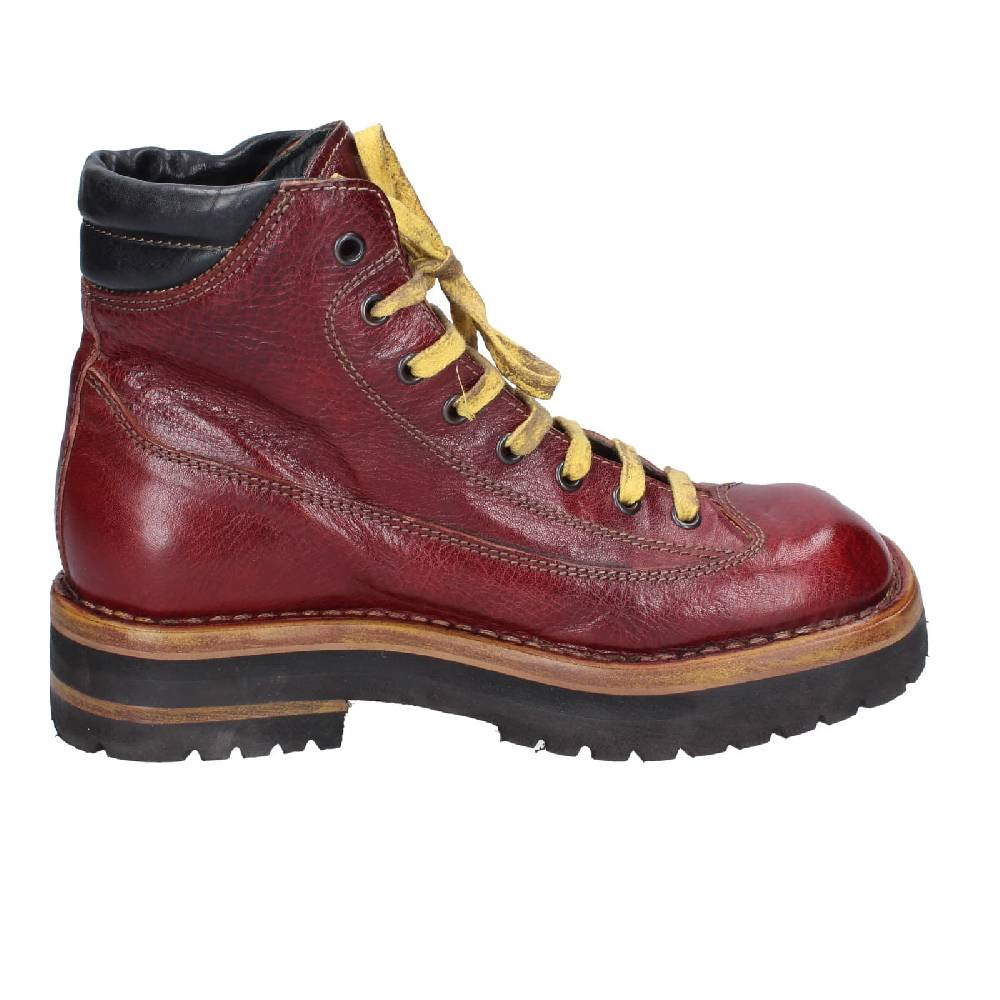 scarpe donna MOMA stivaletti bordeaux pelle 81302B EY561 Negozi Online