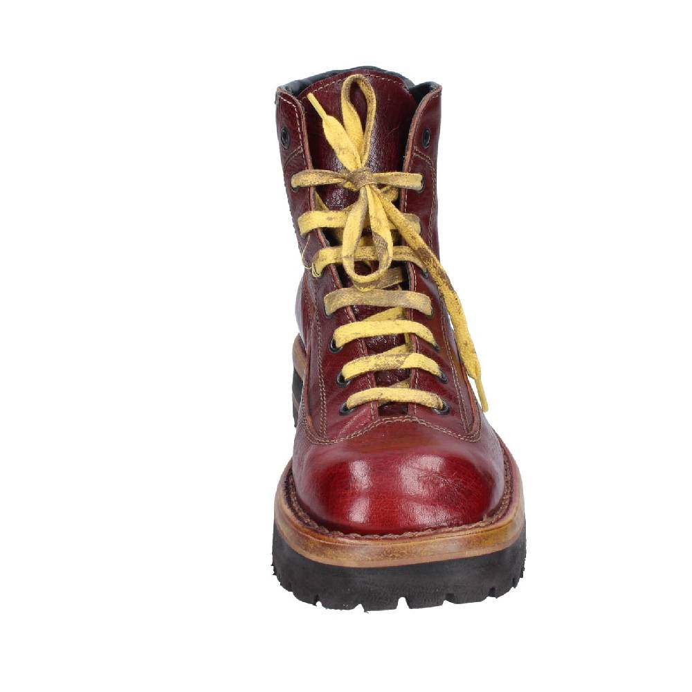 scarpe donna MOMA stivaletti bordeaux pelle 81302B EY561 Negozi Online